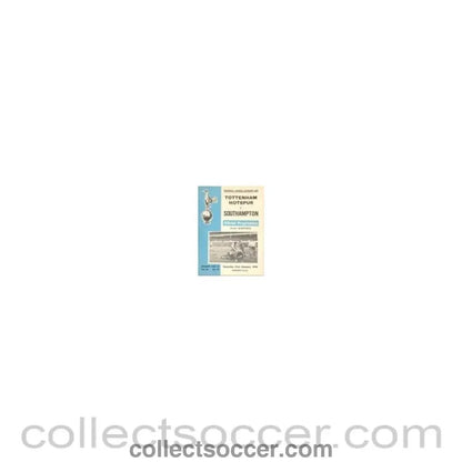 1970 - Tottenham Hotspur v Southampton official programme 31/01/1970 - Collect Soccer