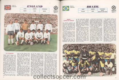 1970 World Cup Final Mexican Official Tournament Programme - Collect Soccer