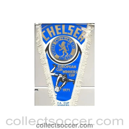 1971 - Chelsea European Cup Winners Cup 1971 pennant - Collect Soccer