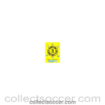 1971 - Harlem Globetrotters v New Jersey Reds basketball official programme 1971 - Collect Soccer