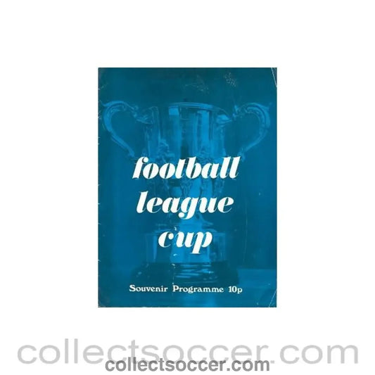 1972 - 1973 Football League Cup Souvenir Programme 1972 - 1973 - Collect Soccer