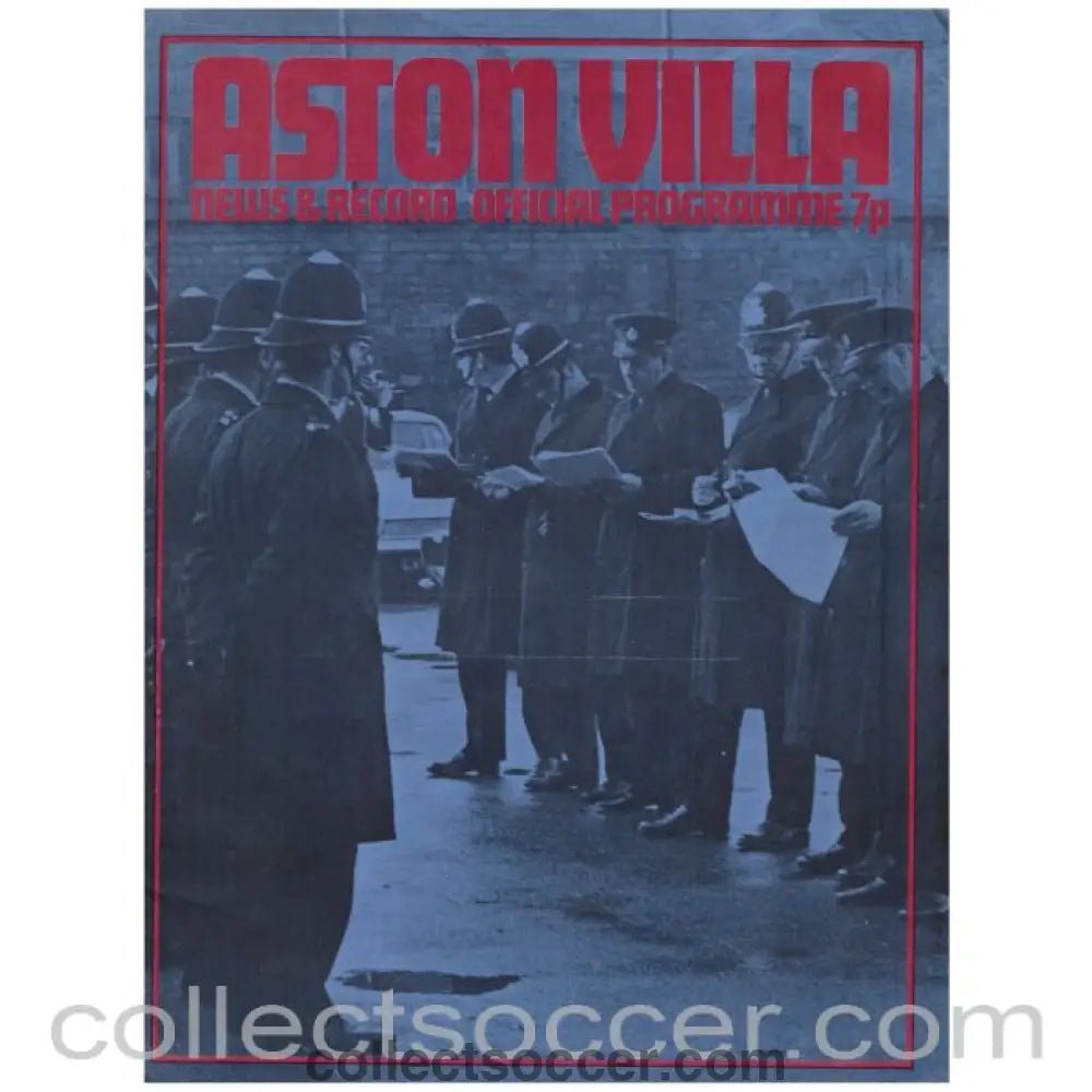 1972 Charity Shield Official Programme Aston Villa v Manchester City - Collect Soccer
