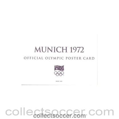 1972 - Munich 1972 Official Olympic Poster Card