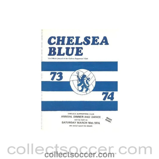 1973 - Chelsea Supporters’ Club Official Journal 1973-1974