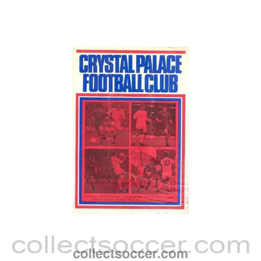 1973 - Crystal Palace v Swindon Town official programme 01/12/1973 - Collect Soccer