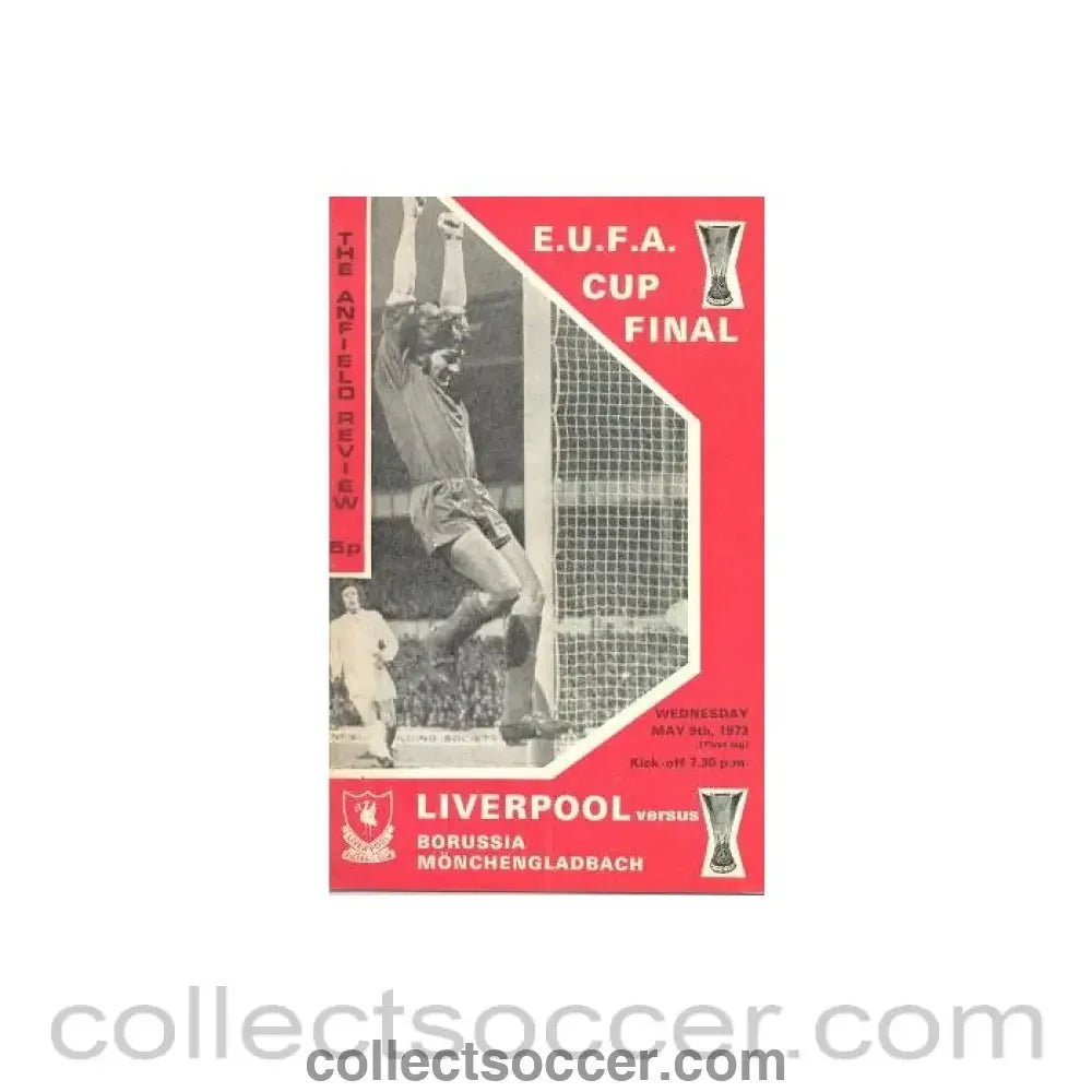 1973 - Liverpool v Borussia Moenchengladbach E.U. F.A. official programme 09/05/1973 - Collect Soccer