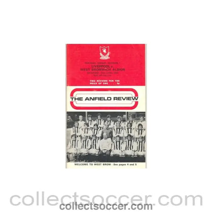 1973 - Liverpool v West Bromwich Albion official programme 14/04/1973 - Collect Soccer