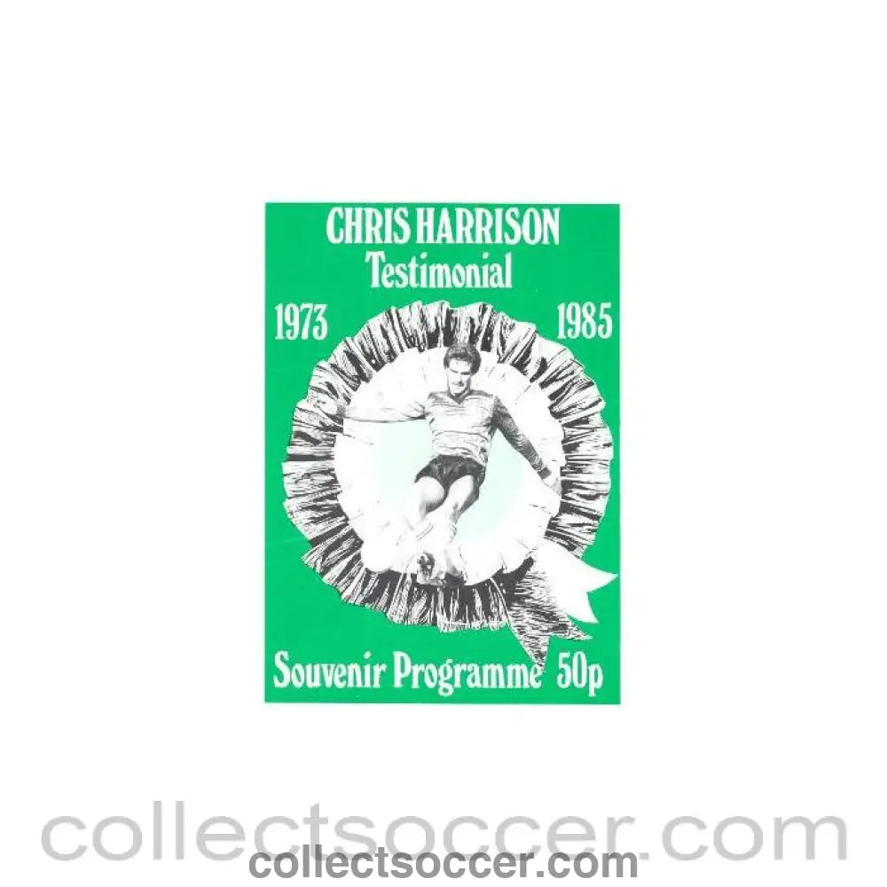 1973 - Plymouth Argyle vChelsea official programme 05/08/1985 Chris Harrison Testimonial Match 1973-1985