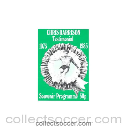 1973 - Plymouth Argyle vChelsea official programme 05/08/1985 Chris Harrison Testimonial Match 1973-1985