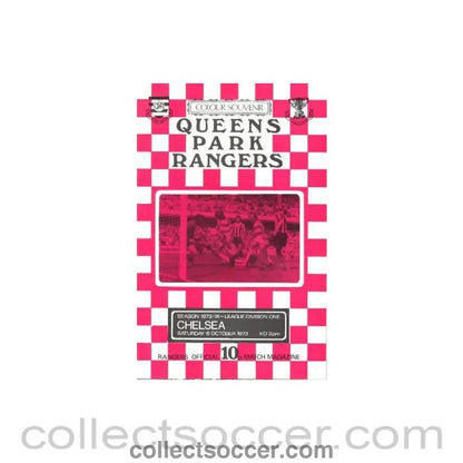 1973 - Queen's Park Rangers v Chelsea official programme 06/10/1973 - Collect Soccer