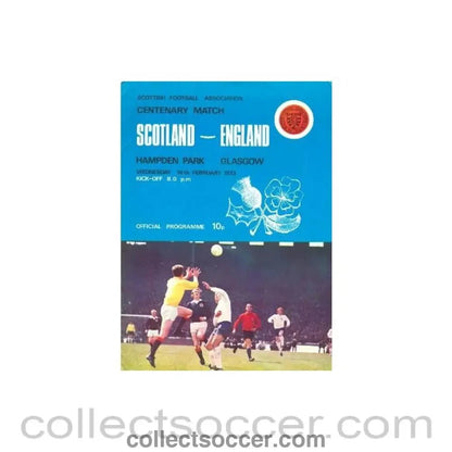 1973 Scotland v England official programme 14/02/1973 - Collect Soccer