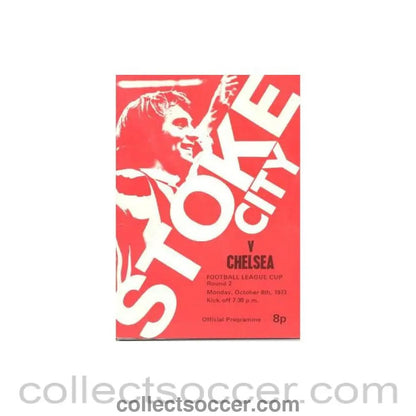 1973 - Stoke City vChelsea official programme 08/10/1973 - Collect Soccer
