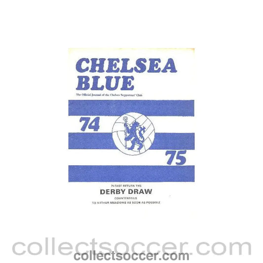 1974 - Chelsea Supporters’ Club Official Journal 1974-1975
