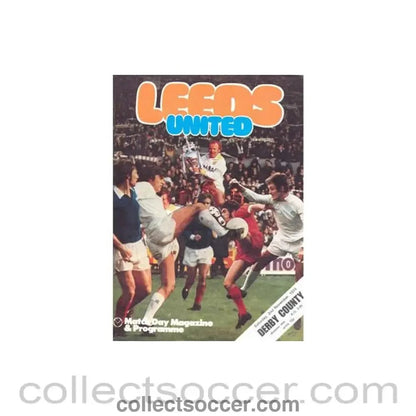 1974 - Leeds United v Derby County official programme 02/11/1974 Football League - Collect Soccer
