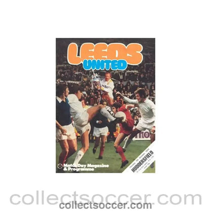 1974 - Leeds United v Huddersfield official programme 07/10/1974 F.A. Cup - Collect Soccer