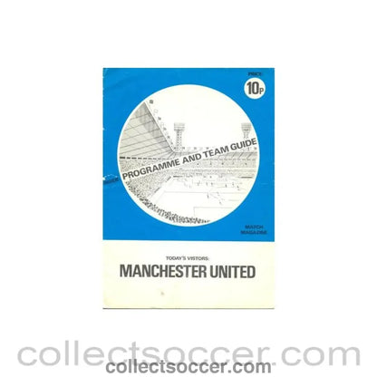 1974 - Manchester United brochure of 1974-1975