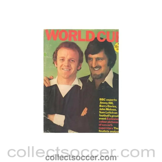 1974 - Radio Times magazine of 1974 covering Word Cup 1974
