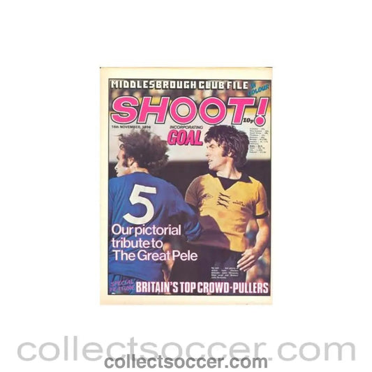 1974 - Shoot! Magazine of 16/11/1974 - Collect Soccer