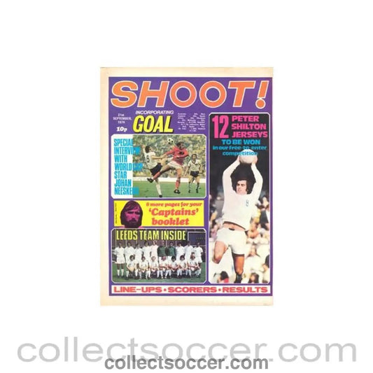 1974 - Shoot! Magazine of 21/09/1974 - Collect Soccer