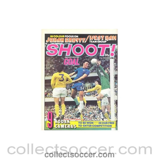 1974 - Shoot! Magazine of 21/12/1974 - Collect Soccer