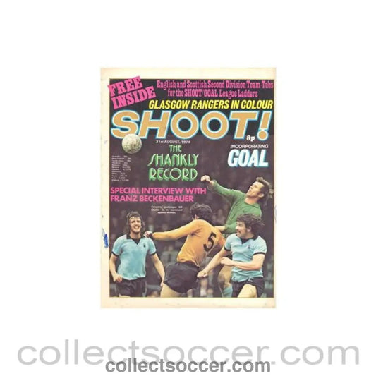 1974 - Shoot! Magazine of 31/08/1974 - Collect Soccer