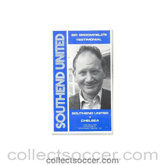 1974 - Southend United vChelsea official programme 03/05/1974