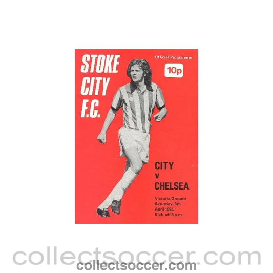 1974 - Stoke City vChelsea official programme 05/04/1974