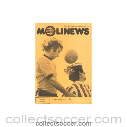 1974 - Wolverhampton Wanderers v Birmingham City official programme 16/02/1974 - Collect Soccer