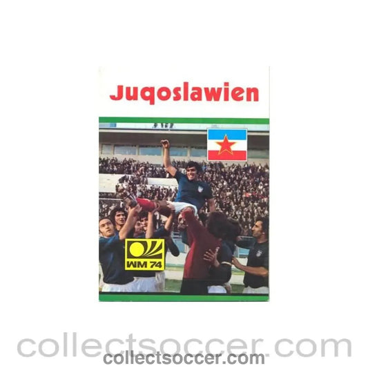 1974 World Cup Yugoslavian Media Guide - In German - Collect Soccer