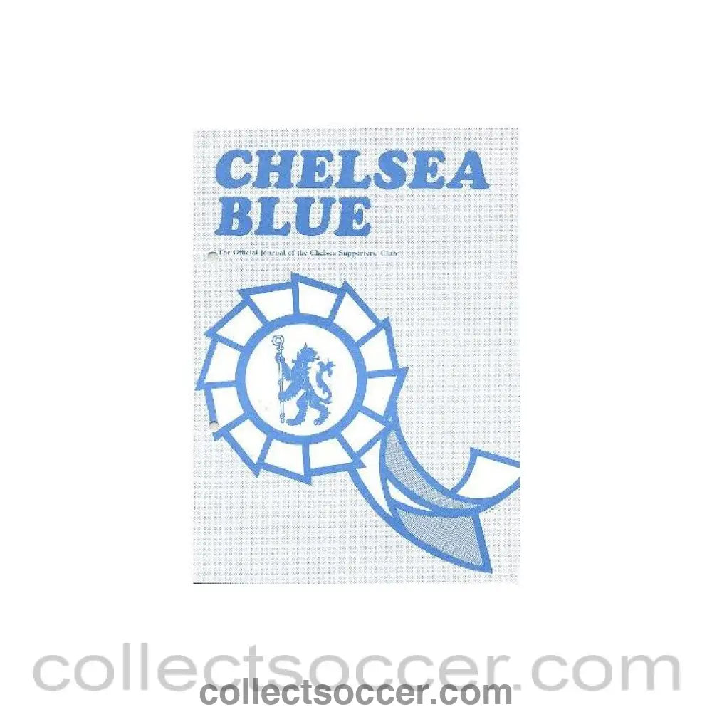 1975 - Chelsea Supporters’ Club Official Journal 1975-1976 hole-punched