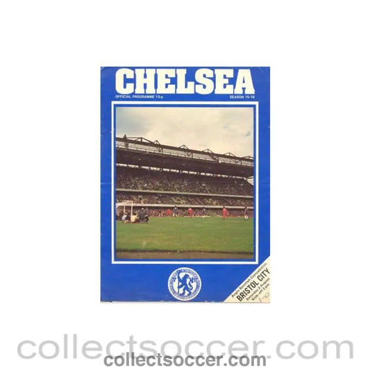1975 - Chelsea v Bristol City official programme 02/08/1975