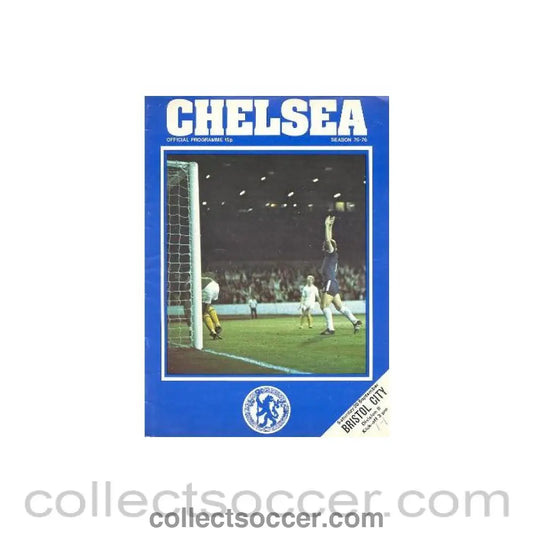 1975 - Chelsea v Bristol City official programme 20/09/1975