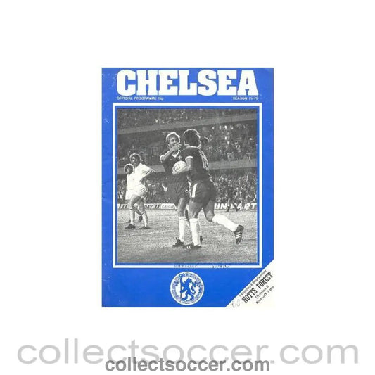 1975 - Chelsea v Nottingham Forest official programme 06/09/1975 - Collect Soccer