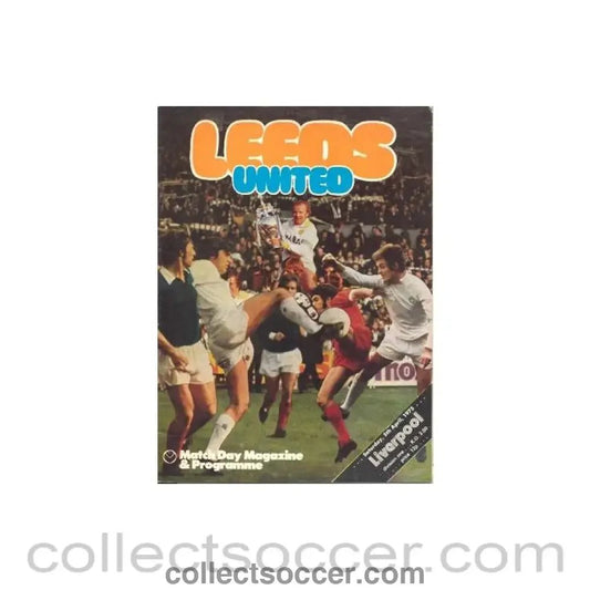 1975 - Leeds United v Liverpool official programme 05/04/1975 League - Collect Soccer