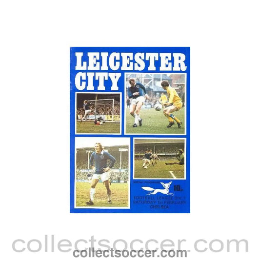 1975 - Leicester City vChelsea official programme 01/02/1975