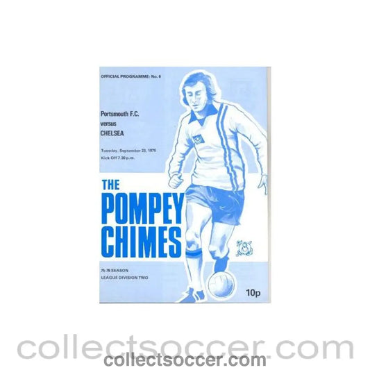 1975 - Portsmouth vChelsea official programme 23/09/1975