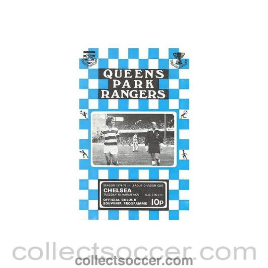 1975 - Queen’s Park Rangers vChelsea official programme 18/03/1975