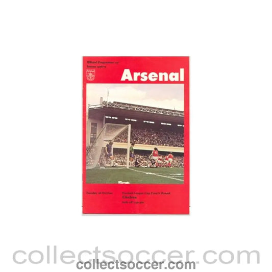 1976 - Arsenal v Chelsea official programme 26/10/1976 Football League
