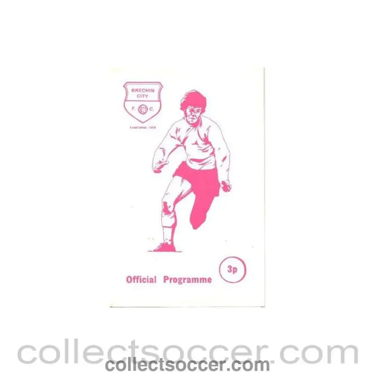 1976 - Brechin City v Airdrie official programme 03/04/1976 Scotish Spring Cup - Collect Soccer