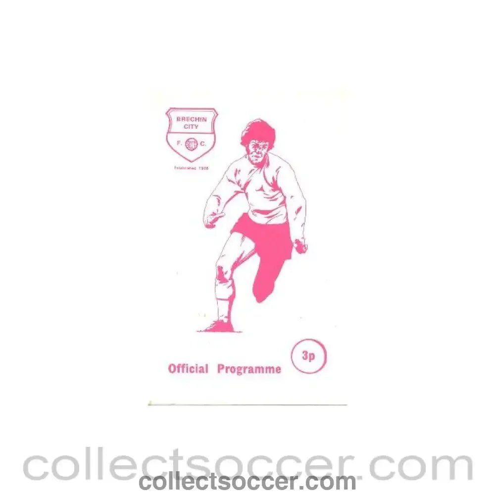 1976 - Brechin City v Stranraer official programme 13/03/1976 Scotish Spring Cup - Collect Soccer