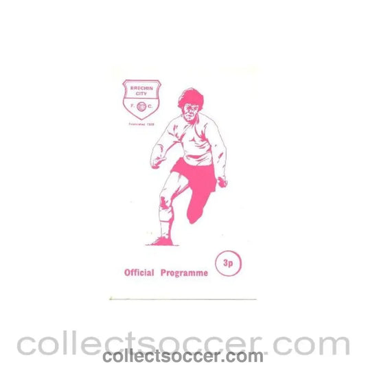 1976 - Brechin City v Stranraer official programme 13/03/1976 Scotish Spring Cup - Collect Soccer