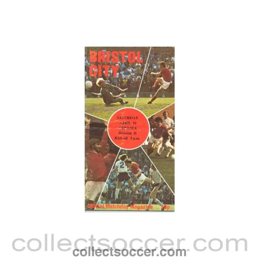 1976 - Bristol City vChelsea official programme 10/04/1976