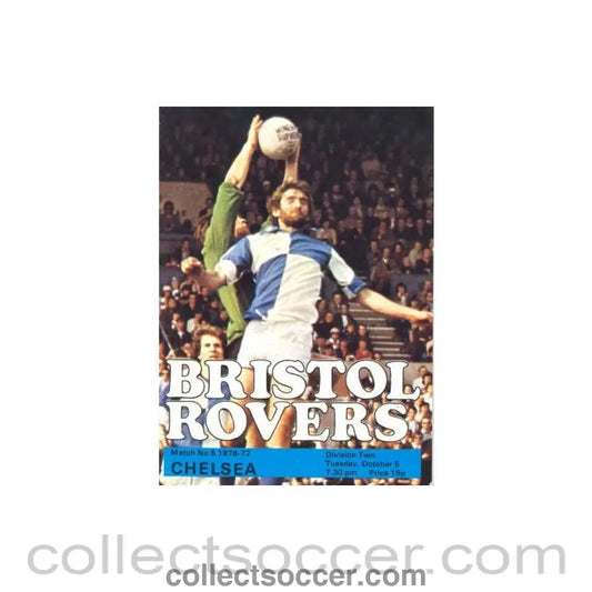 1976 - Bristol Rovers v Chelsea official programme 05/10/1976