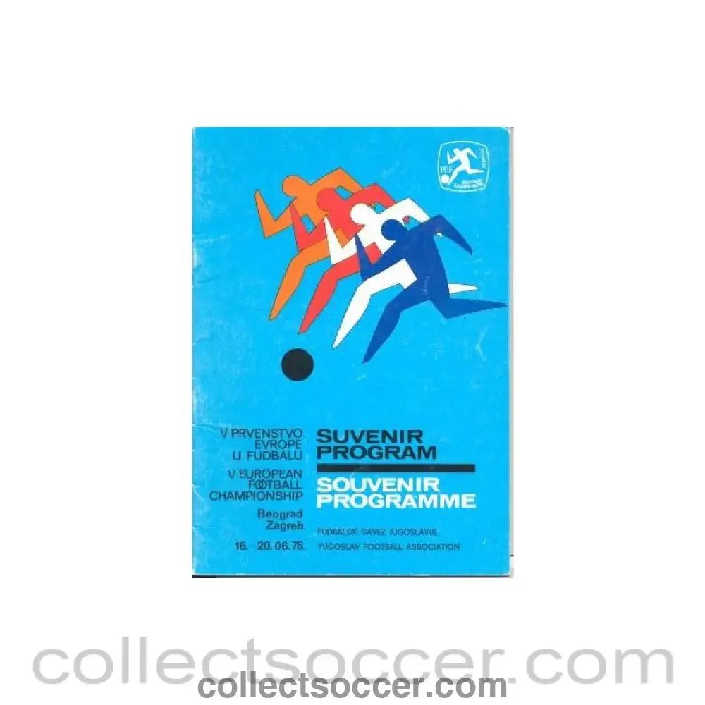 1976 - European Cup 16 - 20/06/1976 in Belgrade, Yugoslavia official programme - Collect Soccer