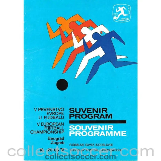 1976 European Football Championship Finals Programme in Yugoslavia - Collect Soccer