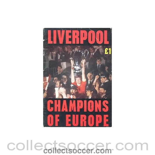1976 - Liverpool Champions of Europe - brochure of season 1976-1977 - Collect Soccer