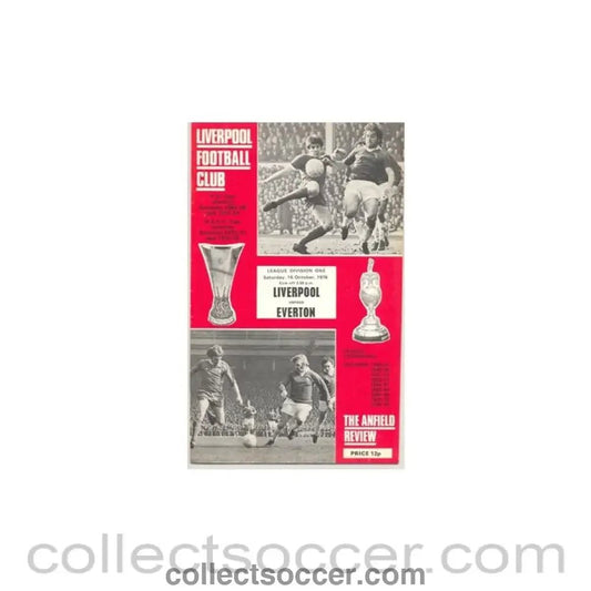 1976 - Liverpool v Everton official programme 16/10/1976 - Collect Soccer