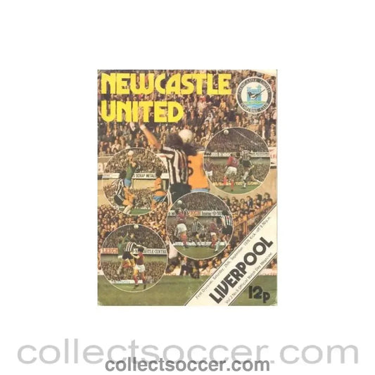 1976 - Newcastle United v Liverpool official programme 25/09/1976 Football League - Collect Soccer