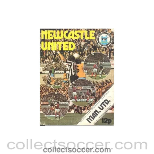 1976 - Newcastle United v Manchester United official programme 11/09/1976 - Collect Soccer
