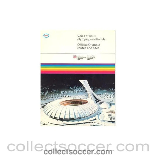 1976 Olympad Monreal - Official Olympic Routes and Sites guide - Collect Soccer